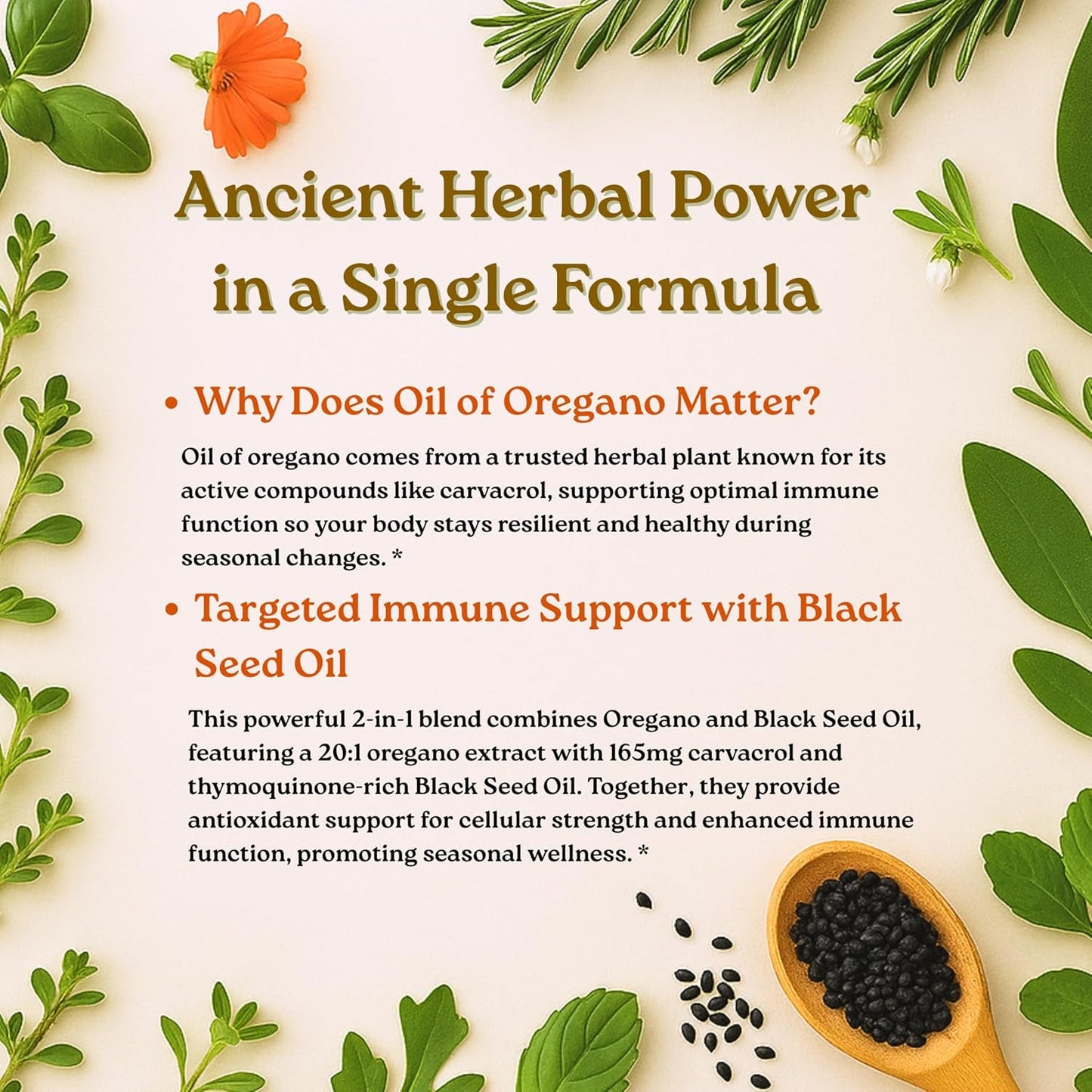Micro Ingredients Oregano Oil with Black Seed Oil - 300 Softgels